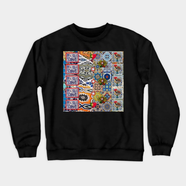 Portuguese folk art Crewneck Sweatshirt by Azorean1963